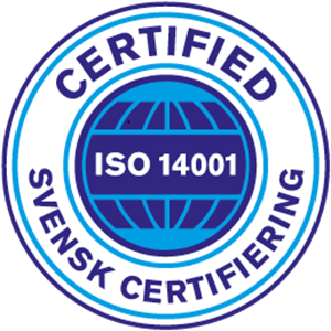 ISO 14001 certificate